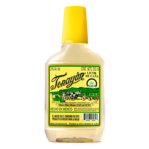 DEST. TONAYAN DESTILADO DE AGAVE AMARILLO PET .250 ML.