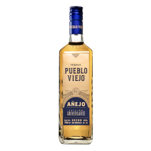 TEQ. PUEBLO VIEJO AÑEJO ANIVERSARIO .750 ML.