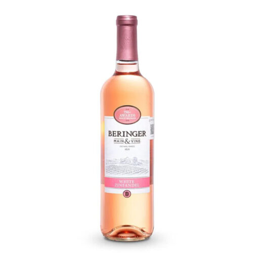 V.R. BERINGER WHITE ZINFANDEL .750 ML.
