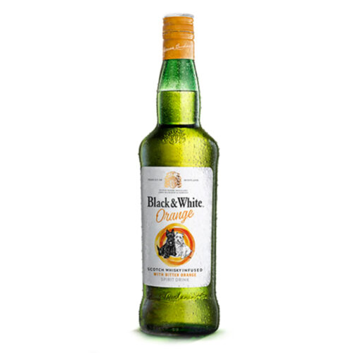 WHI. BLACK AND WHITE ORANGE .700 ML.